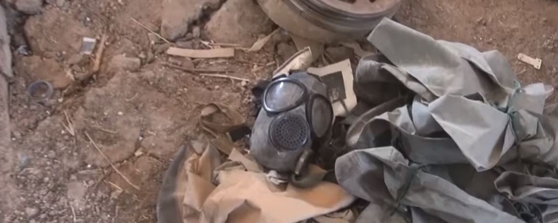 Gas Mask found at Chemical Lab in Eastern Ghouta  - Sputnik International, 1920, 21.08.2023