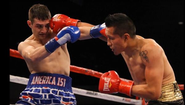 Mexican Boxer Destroys American Fighter Wearing Trump Wall Shorts - Sputnik International