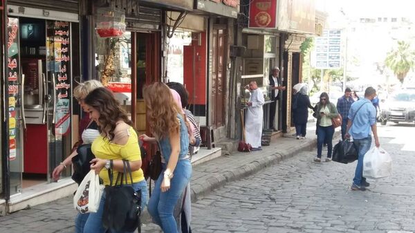 Life in Damascus, Syria, on April, 14, 2018 Life in Damascus, Syria, on April, 14, 2018 - Sputnik International