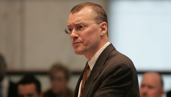 Attorney David S. Buckel makes arguments in favor of gay marriage, Wednesday, Feb. 15, 2006, during oral arguments seeking marriage for same sex couples at the New Jersey Supreme Court in Trenton, N.J. - Sputnik International