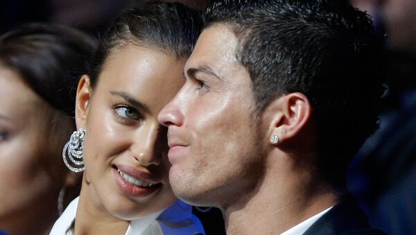 Real Madrid's Portuguese forward Cristiano Ronaldo and his girlfriend Irina Shayk. (File) - Sputnik International