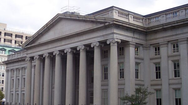 The U.S. Treasury building, Washington D.C. - Sputnik International