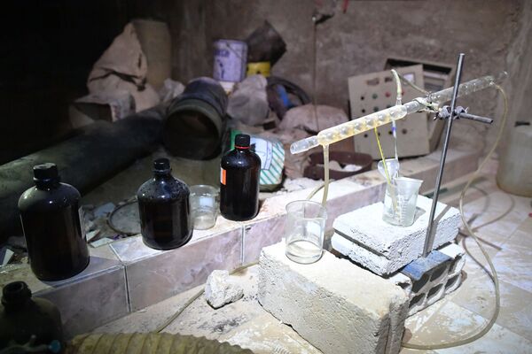 Chemical laboratory of militants in Douma - Sputnik International