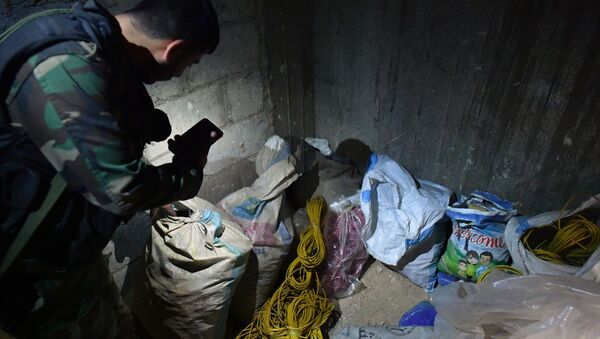 Militants' chemical weapons lab in Douma - Sputnik International