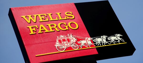 Sign for a Wells Fargo bank in Woodbury, Minnesota. (File) Sign for a Wells Fargo bank in Woodbury, Minnesota. (File) - Sputnik International