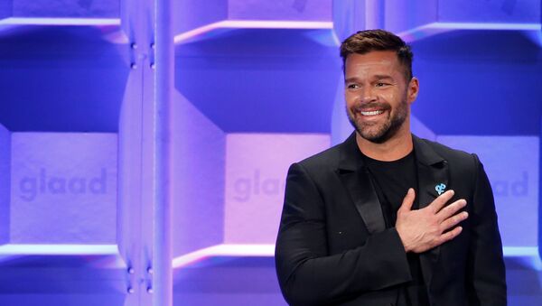 Presenter Ricky Martin speaks at the 29th Annual GLAAD Media Awards in Beverly Hills, California, U.S., April12, 2018 - Sputnik International
