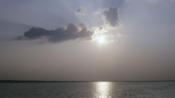 Sunset over the Amu Darya river - Sputnik International