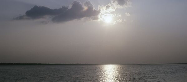 Sunset over the Amu Darya river - Sputnik International