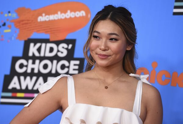 Chloe Kim arrives at the Kids' Choice Awards at The Forum on Saturday, March 24, 2018, in Inglewood, Calif. - Sputnik International