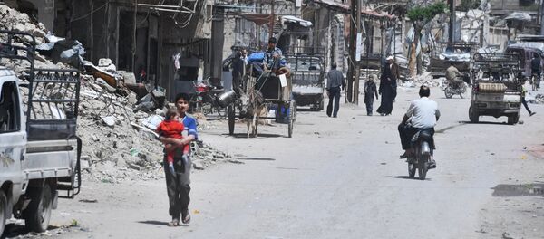 The city of Douma near Damascus has been liberated from militants The city of Douma near Damascus has been liberated from militants - Sputnik International