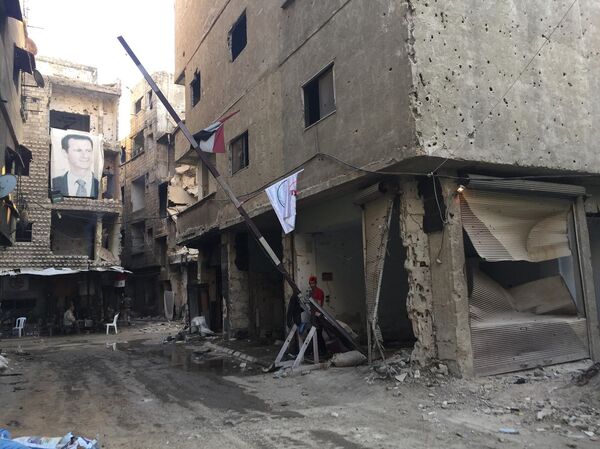 Tension Escalating Near Damascus as Syrian Army Battles Militants Tension Escalating Near Damascus as Syrian Army Battles Militants - Sputnik International