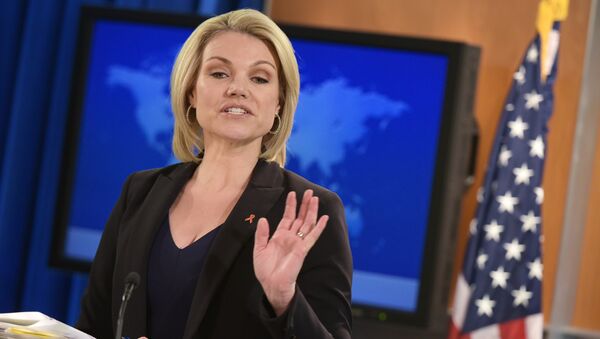 State Department spokeswoman Heather Nauert - Sputnik International