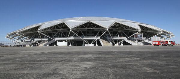 The Samara Arena, a venue for the 2018 FIFA World Cup matches The Samara Arena, a venue for the 2018 FIFA World Cup matches - Sputnik International
