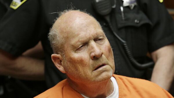 Joseph James DeAngelo, 72, who authorities suspect is the so-called Golden State Killer responsible for at least a dozen murders and 50 rapes in the 1970s and 80s, makes his first appearance, Friday, April 27, 2018, in Sacramento County Superior Court in Sacramento, Calif. - Sputnik International