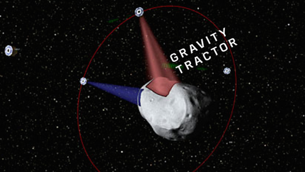 Gravity tractor concept by NASA. - Sputnik International