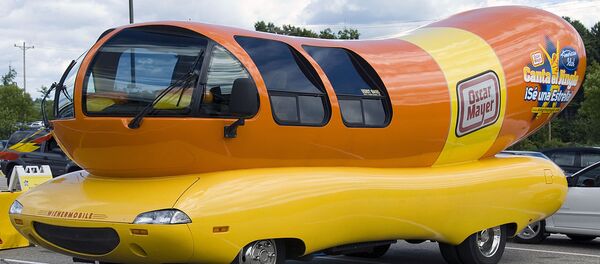 Oscar Mayer Wienermobile Bologna in Gilford, New Hampshire, August 19, 2007. - Sputnik International