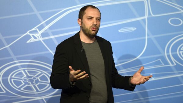 FILE - In this Monday, Feb. 24, 2014, file photo, Whatsapp co-founder and CEO Jan Koum speaks during a conference at the Mobile World Congress, the world's largest mobile phone trade show in Barcelona, Spain - Sputnik International