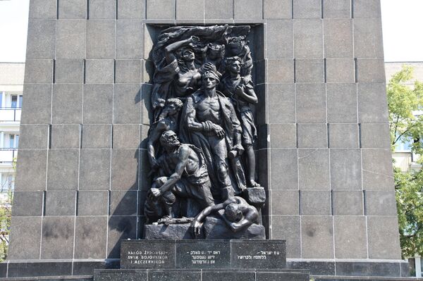  Monument to the Ghetto Heroes in Warsaw - Sputnik International