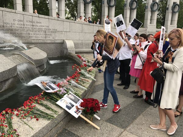 Every year the march keeps attracting other US citizens wishing to honor the memory of their relatives who had fought in the war. - Sputnik International