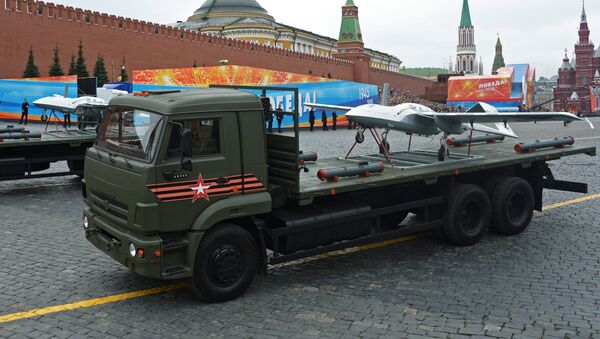 Korsar drones at the final rehearsal of the military parade on Red Square, devoted to the 73rd anniversary of Victory in the Great Patriotic War - Sputnik International