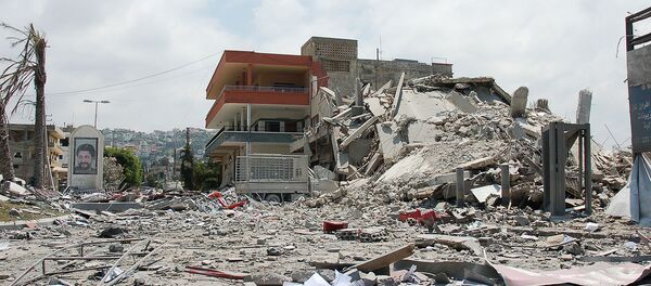 Building bombed by Israeli forces in Ghaziyeh on the road out of Sidon, south Lebanon during 2006 war. Building bombed by Israeli forces in Ghaziyeh on the road out of Sidon, south Lebanon during 2006 war. - Sputnik International