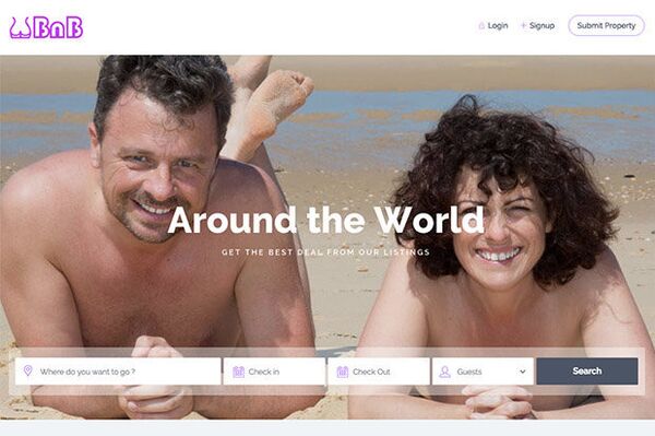Screengrab from NaturistBnB - Sputnik International