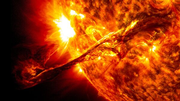 Magnificent CME Erupts on the Sun  - Sputnik International