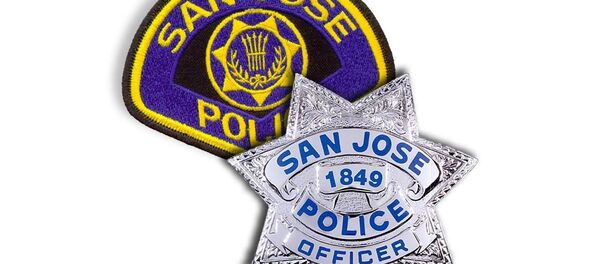 The San Jose Police Department's insignia and badge. - Sputnik International