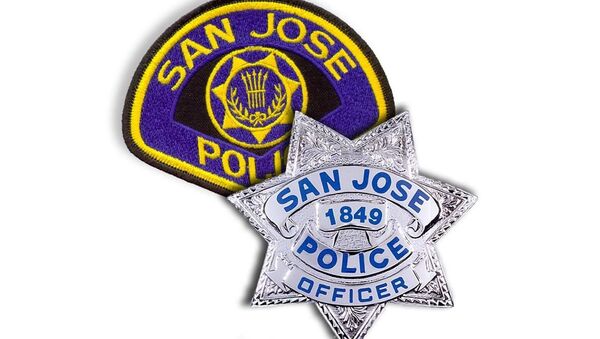 The San Jose Police Department's insignia and badge. - Sputnik International