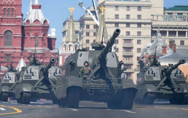 First Test Batch of Russia's New Koalitsiya-SV Self-Propelled Guns Ready - Sputnik International
