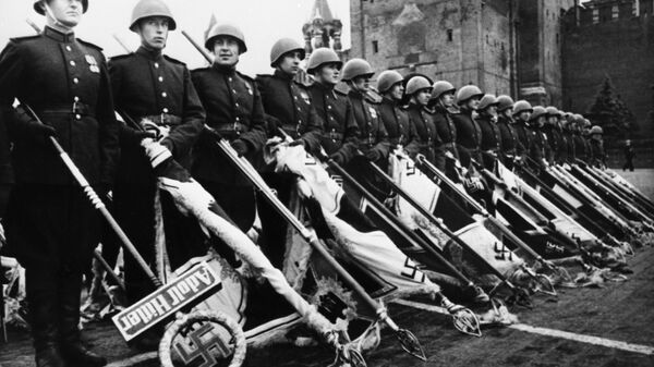 Victory Parade on Red Square on June 24, 1945 marking the defeat of Nazi Germany during WWII (1939-1945) - Sputnik International