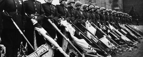 Victory Parade on Red Square on June 24, 1945 marking the defeat of Nazi Germany during WWII (1939-1945) Victory Parade on Red Square on June 24, 1945 marking the defeat of Nazi Germany during WWII (1939-1945) - Sputnik International