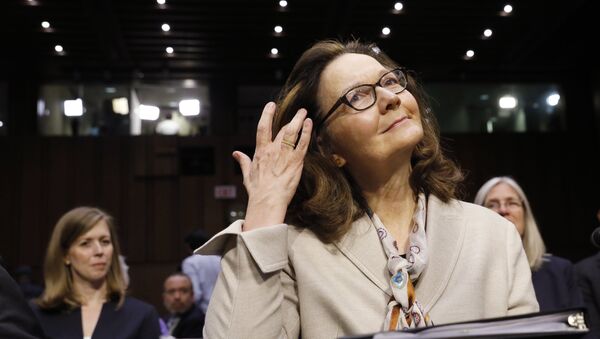 Acting CIA Director Gina Haspel prepares to testify at her Senate Intelligence Committee confirmation hearing on Capitol Hill in Washington, U.S., May 9, 2018 - Sputnik International