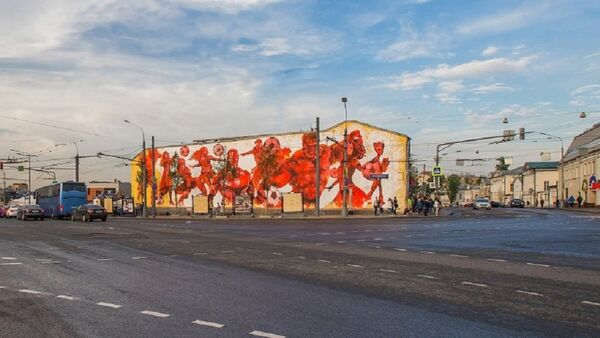 Graffiti devoted to the FIFA World Cup — 2018 Graffiti devoted to the FIFA World Cup — 2018 - Sputnik International