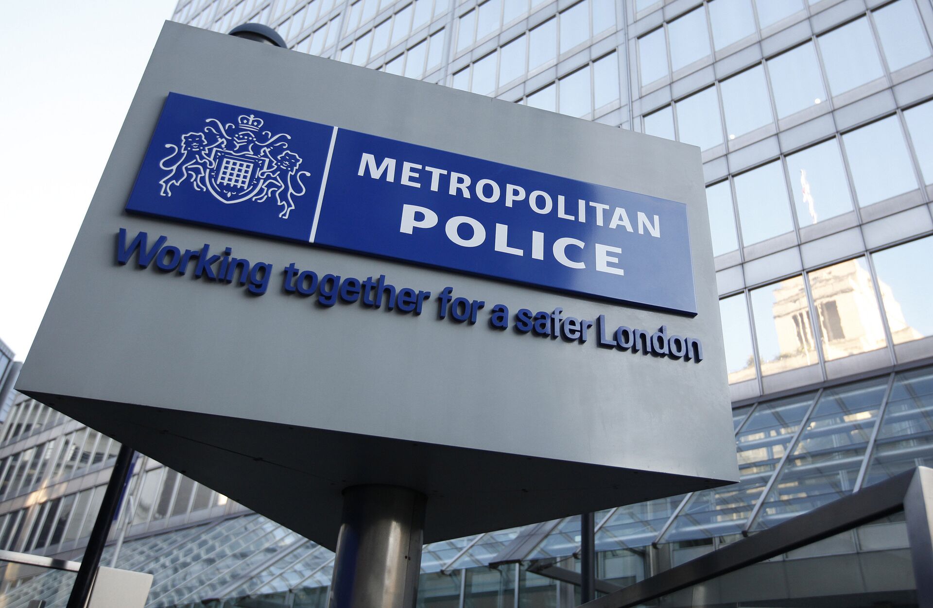 A general view of New Scotland Yard, the headquarters of the London Metropolitan Police Britain's for-most and largest police serviceFriday, Feb., 3, 2012 - Sputnik International, 1920, 11.02.2022