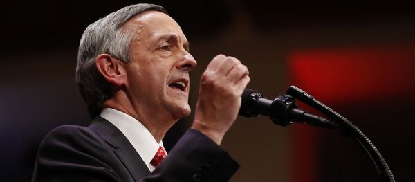 Pastor Robert Jeffress of the First Baptist Dallas Church Choir speaks as he introduces President Donald Trump sduring the Celebrate Freedom event at the Kennedy Center for the Performing Arts in Washington, Saturday, July 1, 2017 Pastor Robert Jeffress of the First Baptist Dallas Church Choir speaks as he introduces President Donald Trump sduring the Celebrate Freedom event at the Kennedy Center for the Performing Arts in Washington, Saturday, July 1, 2017 - Sputnik International