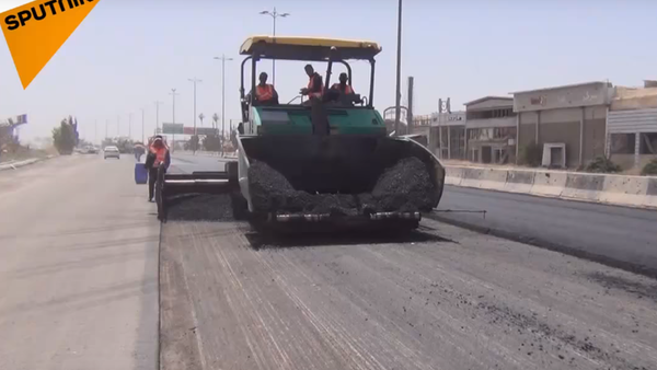 Harasta road restoration. - Sputnik International