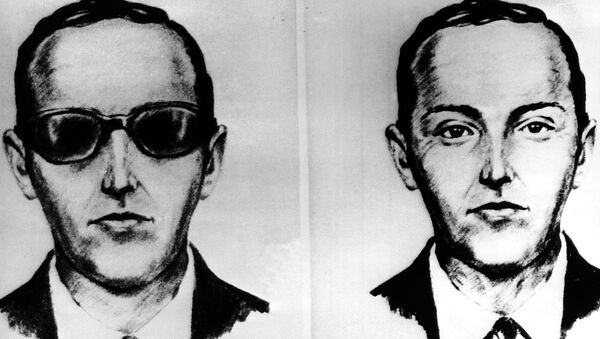 FILE--This undated artist' sketch shows the skyjacker known as D.B. Cooper from recollections of the passengers and crew of a Northwest Airlines jet he hijacked between Portland and Seattle on Thanksgiving eve in 1971 - Sputnik International