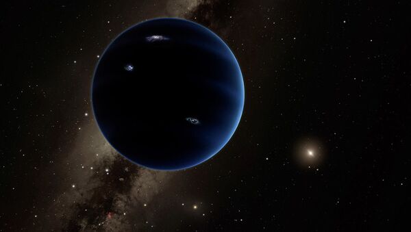This is a distant view from Planet Nine back towards the sun. The object is thought to be gaseous, similar to Uranus and Neptune. - Sputnik International