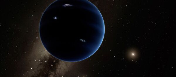This is a distant view from Planet Nine back towards the sun. The object is thought to be gaseous, similar to Uranus and Neptune. - Sputnik International