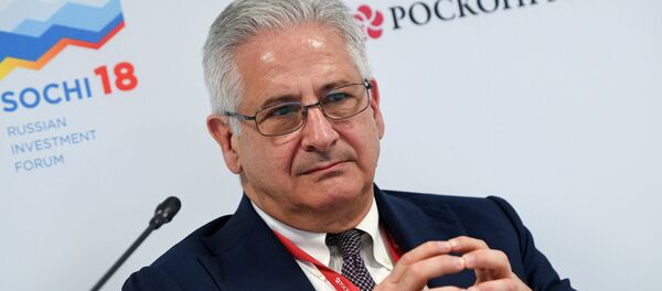 Alexis Rodzianko, President & CEO of AmCham Russia, during a session New economic structure of Russian regions: where are the sources of productivity at the Russian Investment Forum (RIF-2018) in Sochi Alexis Rodzianko, President & CEO of AmCham Russia, during a session New economic structure of Russian regions: where are the sources of productivity at the Russian Investment Forum (RIF-2018) in Sochi - Sputnik International