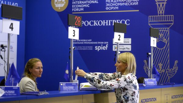 Preparations for 2018 SPIEF in St. Petersburg - Sputnik International