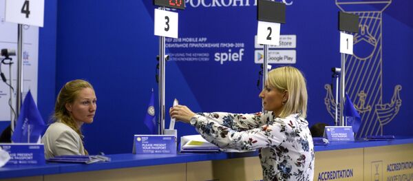 Preparations for 2018 SPIEF in St. Petersburg - Sputnik International