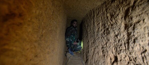 Secrets of Underground Life and War Inside the Syrian Tunnels Secrets of Underground Life and War Inside the Syrian Tunnels - Sputnik International