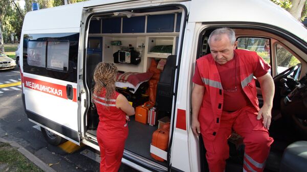 An ambulance in Donetsk. File photo - Sputnik International