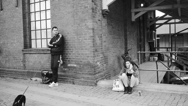 A woman, a man and a dog. Lund, Sweden - Sputnik International