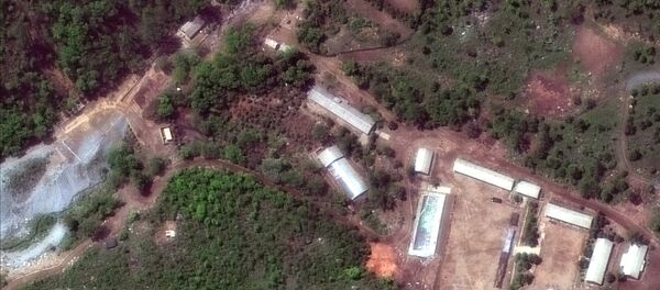 North Korea's Punggye-ri nuclear test facility is shown in this DigitalGlobe satellite image in North Hamgyong Province, North Korea, May 23, 2018 - Sputnik International