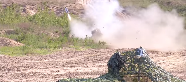 Ukraine test US-made Javlin Anti-Tank missiles for first time after the US State Department approved the sale in March 2018. - Sputnik International
