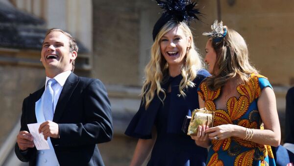 Chelsy Davy arrives at the wedding of Prince Harry to Ms Meghan Markle at St George's Chapel, Windsor Castle in Windsor, Britain, May 19, 2018 - Sputnik International