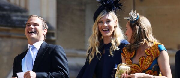 Chelsy Davy arrives at the wedding of Prince Harry to Ms Meghan Markle at St George's Chapel, Windsor Castle in Windsor, Britain, May 19, 2018 - Sputnik International